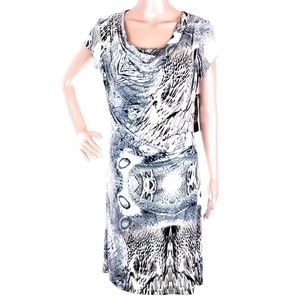 Bali Women Dress Cowl Neck Size 10 - made in Canada - NWT